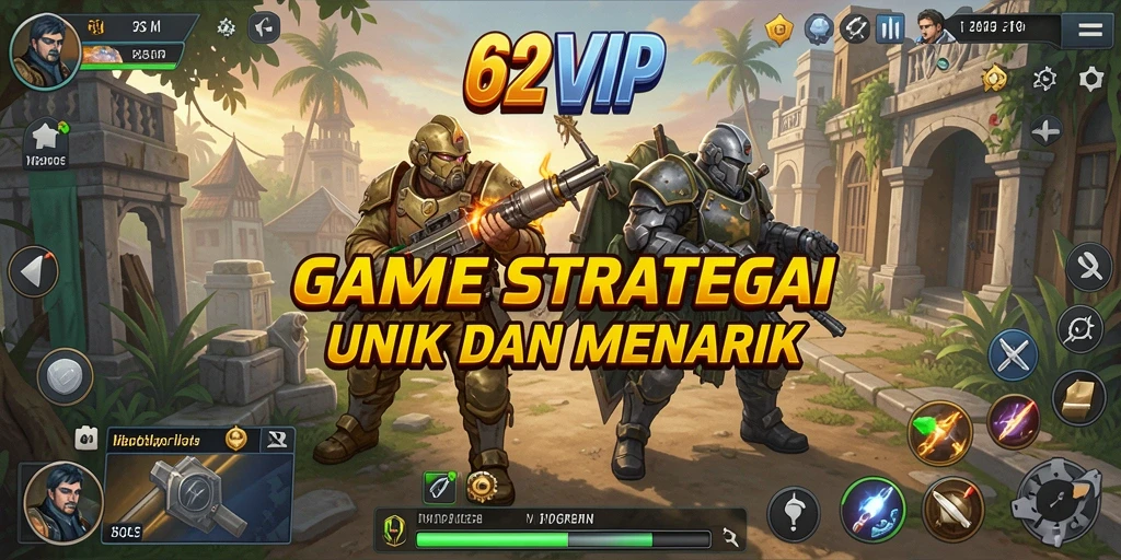 Screenshot menampilkan aksi strategi dalam 62VIP yang mendebarkan.