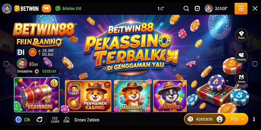 Screenshot gameplay Kasino BETWIN88 yang menampilkan keseruan bermain.