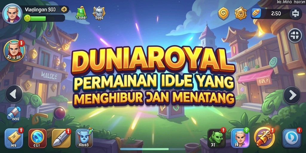 Gameplay DUNIAROYAL yang menarik dan menawan.