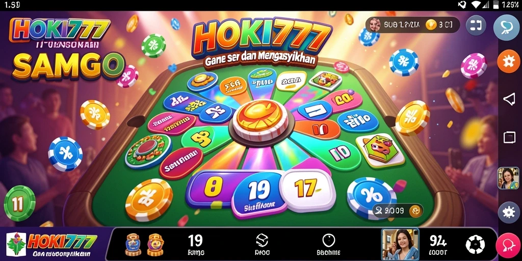 Tangkapan layar HOKI777 saat pemain menikmati permainan Bingo yang menegangkan.