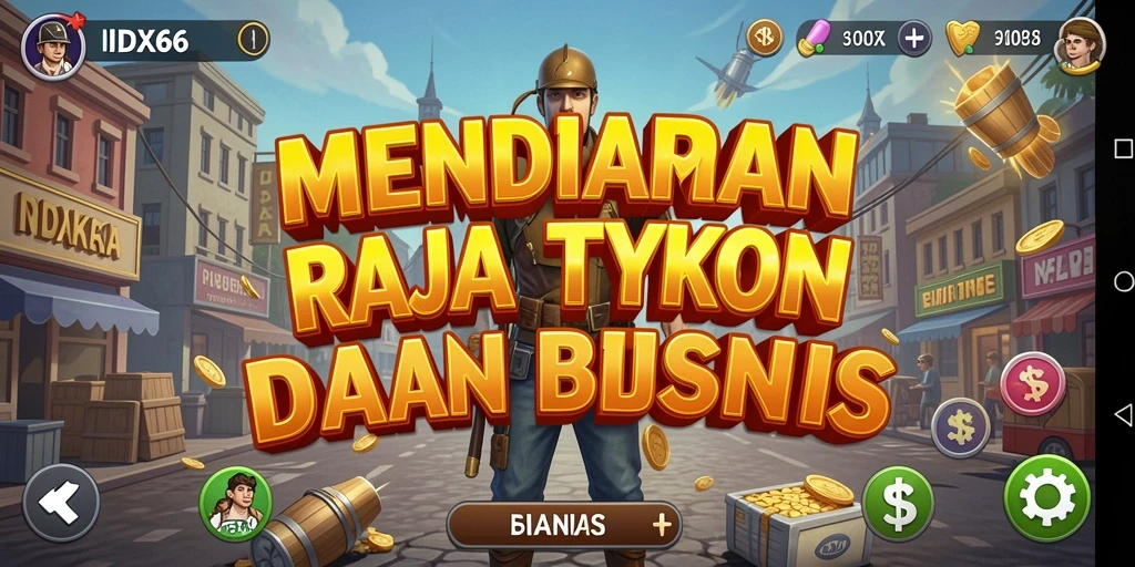 Gameplay Tycoon yang seru dan menantang dalam IDX66.