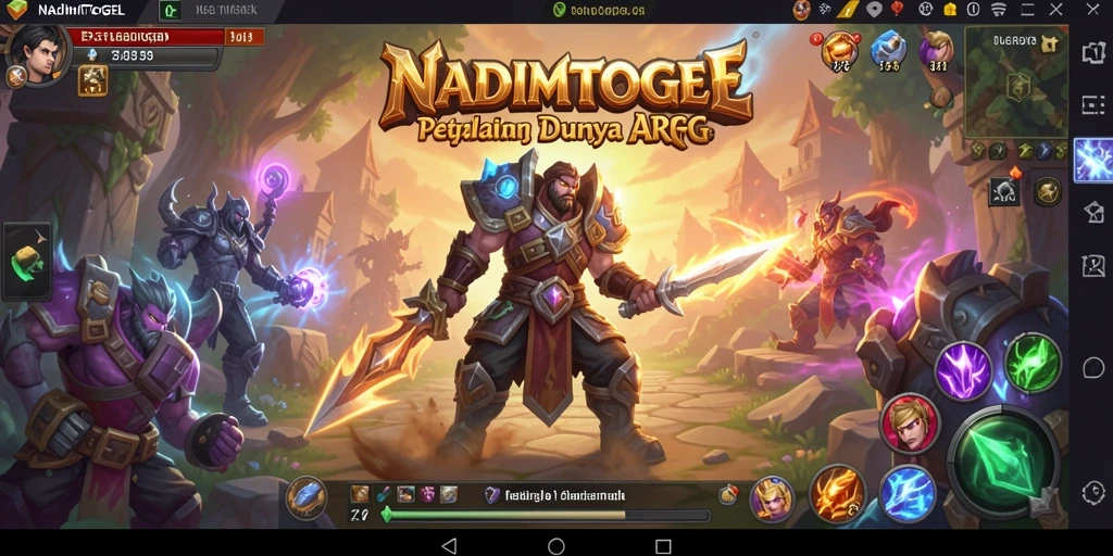 Tampilan gameplay NADIMTOGEL yang seru dan mendebarkan di dunia ARPG.
