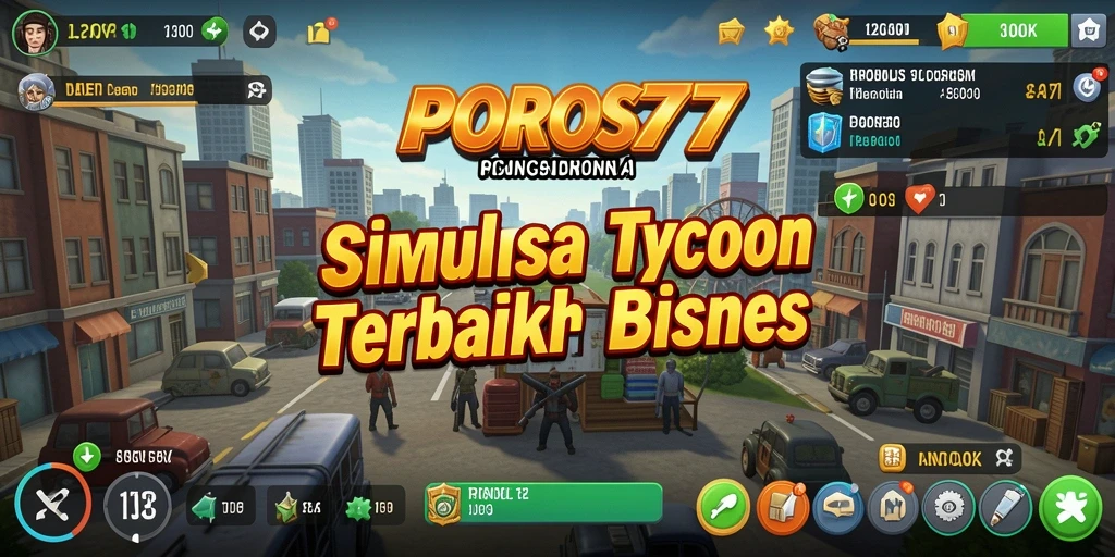 Menampilkan gameplay POROS77 dengan antarmuka yang menarik.