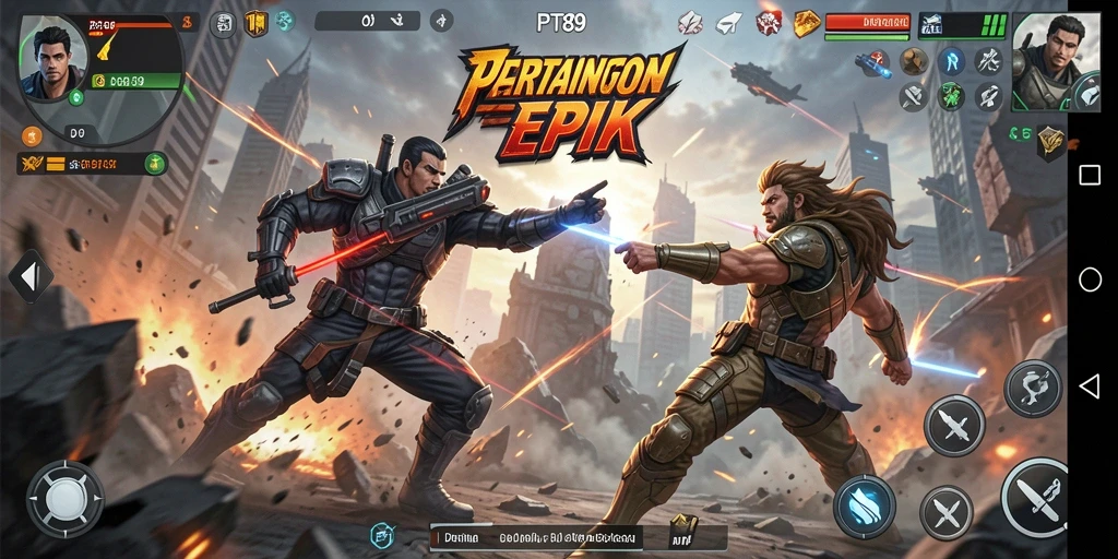 Tampilan gameplay PT89 yang intens dan penuh aksi.
