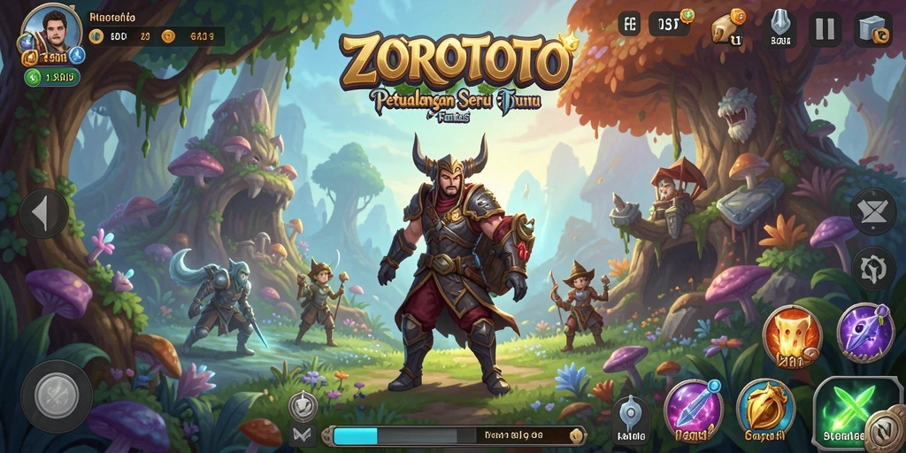Gambaran gameplay penuh aksi di ZOROTOTO.